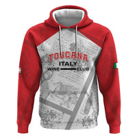 Personalized Italy Tuscany Zip Hoodie Toscana Wine Club - Wonder Print Shop