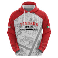 Personalized Italy Tuscany Zip Hoodie Toscana Wine Club - Wonder Print Shop