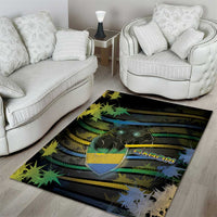 Gabon Area Rug Panther Strike Striped Style