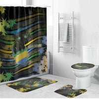 Gabon Bathroom Set Panther Strike Striped Style