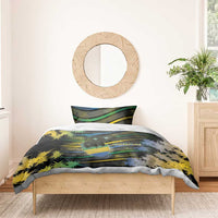 Gabon Bedding Set Panther Strike Striped Style