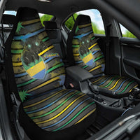 Gabon Car Seat Cover Panther Strike Striped Style