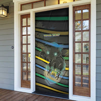 Personalized Gabon Door Cover Panther Strike Striped Style