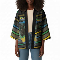 Personalized Gabon Kimono Panther Strike Striped Style