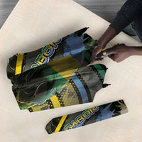 Gabon Umbrella Panther Strike Striped Style