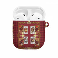 Zodiac Signs AirPods Case The Fire Element Baroque Hearts Card