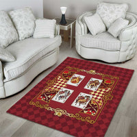 Zodiac Signs Area Rug The Fire Element Baroque Hearts Card