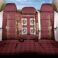 Zodiac Signs Back Car Seat Cover The Fire Element Baroque Hearts Card