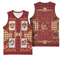 Zodiac Signs Basketball Jersey The Fire Element Baroque Hearts Card