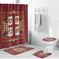 Zodiac Signs Bathroom Set The Fire Element Baroque Hearts Card