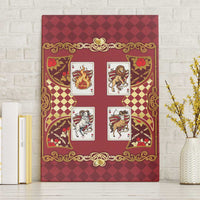 Zodiac Signs Canvas Wall Art The Fire Element Baroque Hearts Card