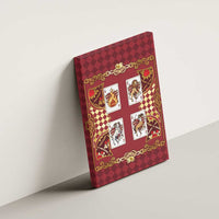 Zodiac Signs Canvas Wall Art The Fire Element Baroque Hearts Card