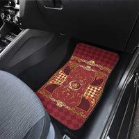 Zodiac Signs Car Mats The Fire Element Baroque Hearts Card