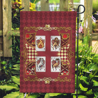 Zodiac Signs Garden Flag The Fire Element Baroque Hearts Card