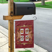 Zodiac Signs Garden Flag The Fire Element Baroque Hearts Card