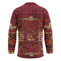 Zodiac Signs Hockey Jersey The Fire Element Baroque Hearts Card