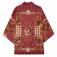 Zodiac Signs Kimono The Fire Element Baroque Hearts Card