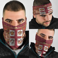 Zodiac Signs Neck Gaiter The Fire Element Baroque Hearts Card