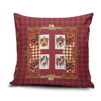 Zodiac Signs Pillow Cover The Fire Element Baroque Hearts Card