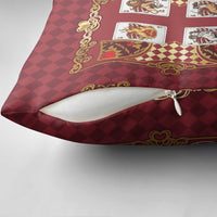 Zodiac Signs Pillow Cover The Fire Element Baroque Hearts Card