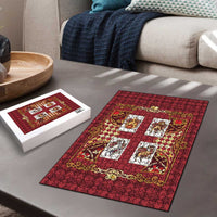 Zodiac Signs Puzzle The Fire Element Baroque Hearts Card