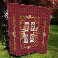 Zodiac Signs Quilt The Fire Element Baroque Hearts Card