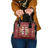 Zodiac Signs Shoulder Handbag The Fire Element Baroque Hearts Card
