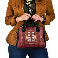 Zodiac Signs Shoulder Handbag The Fire Element Baroque Hearts Card