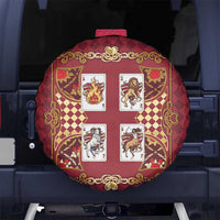 Zodiac Signs Spare Tire Cover The Fire Element Baroque Hearts Card