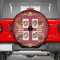 Zodiac Signs Spare Tire Cover The Fire Element Baroque Hearts Card