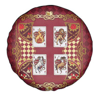 Zodiac Signs Spare Tire Cover The Fire Element Baroque Hearts Card