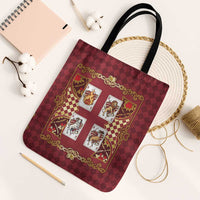 Zodiac Signs Tote Bag The Fire Element Baroque Hearts Card