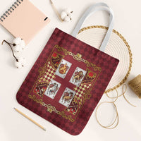 Zodiac Signs Tote Bag The Fire Element Baroque Hearts Card