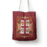 Zodiac Signs Tote Bag The Fire Element Baroque Hearts Card