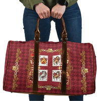 Zodiac Signs Travel Bag The Fire Element Baroque Hearts Card