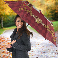 Zodiac Signs Umbrella The Fire Element Baroque Hearts Card