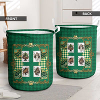 Zodiac Signs Laundry Basket The Earth Element Baroque Spades Card
