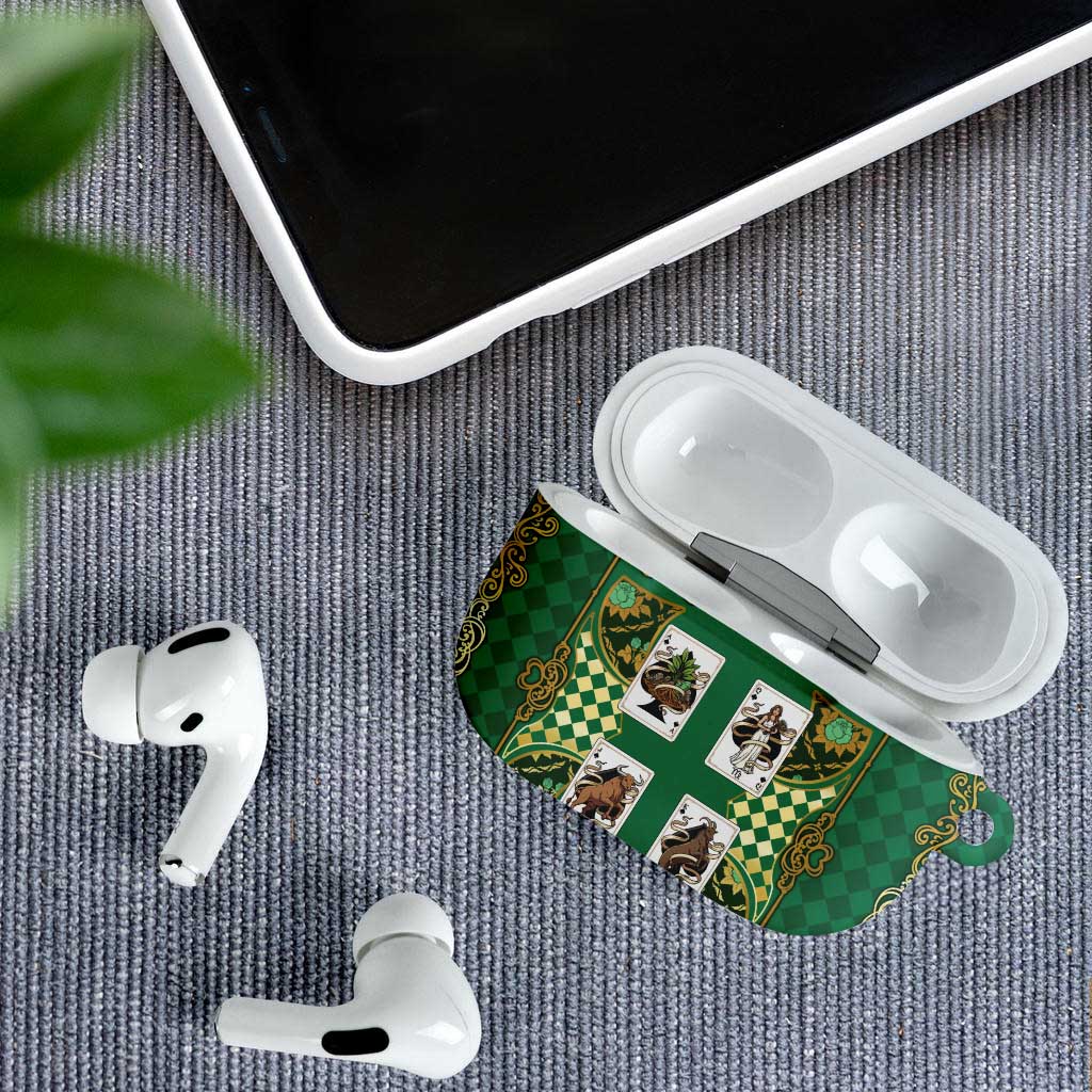 Zodiac Signs AirPods Case The Earth Element Baroque Spades Card
