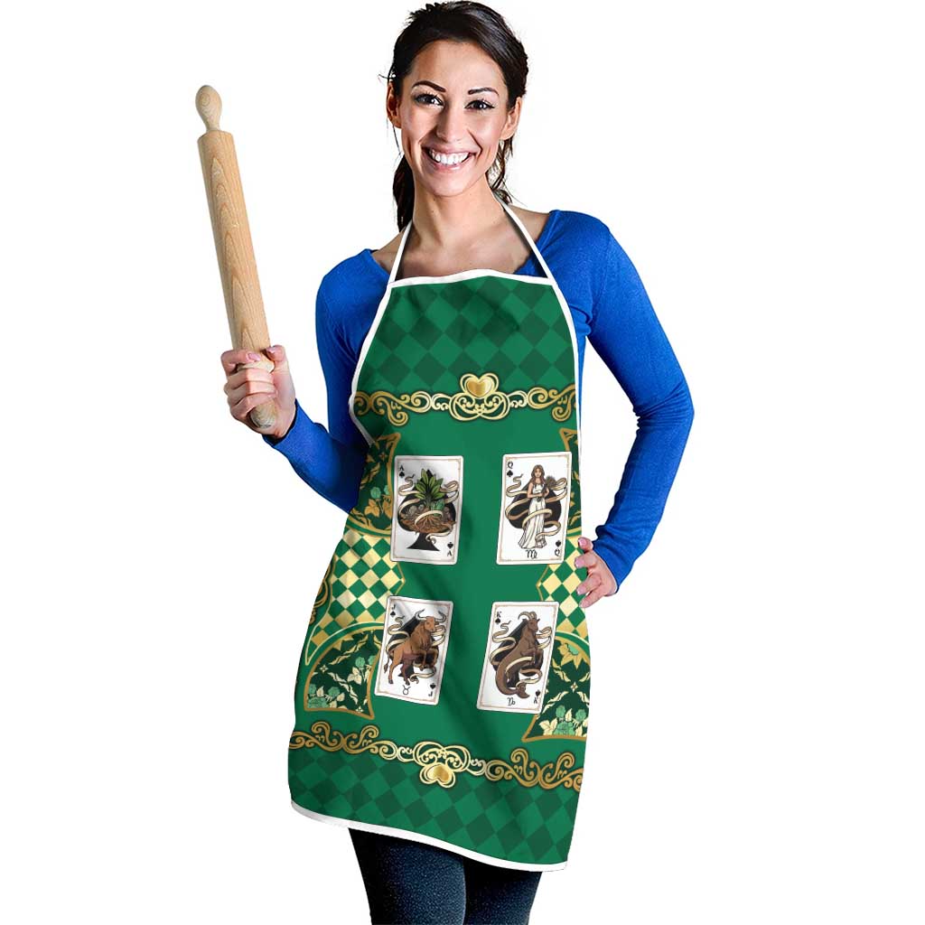 Zodiac Signs Apron The Earth Element Baroque Spades Card