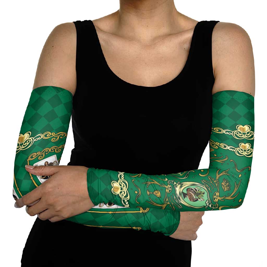 Zodiac Signs Arm Sleeves The Earth Element Baroque Spades Card
