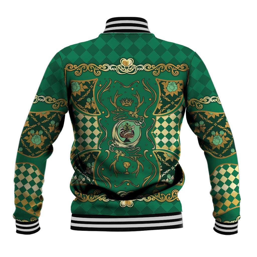 Zodiac Signs Baseball Jacket The Earth Element Baroque Spades Card