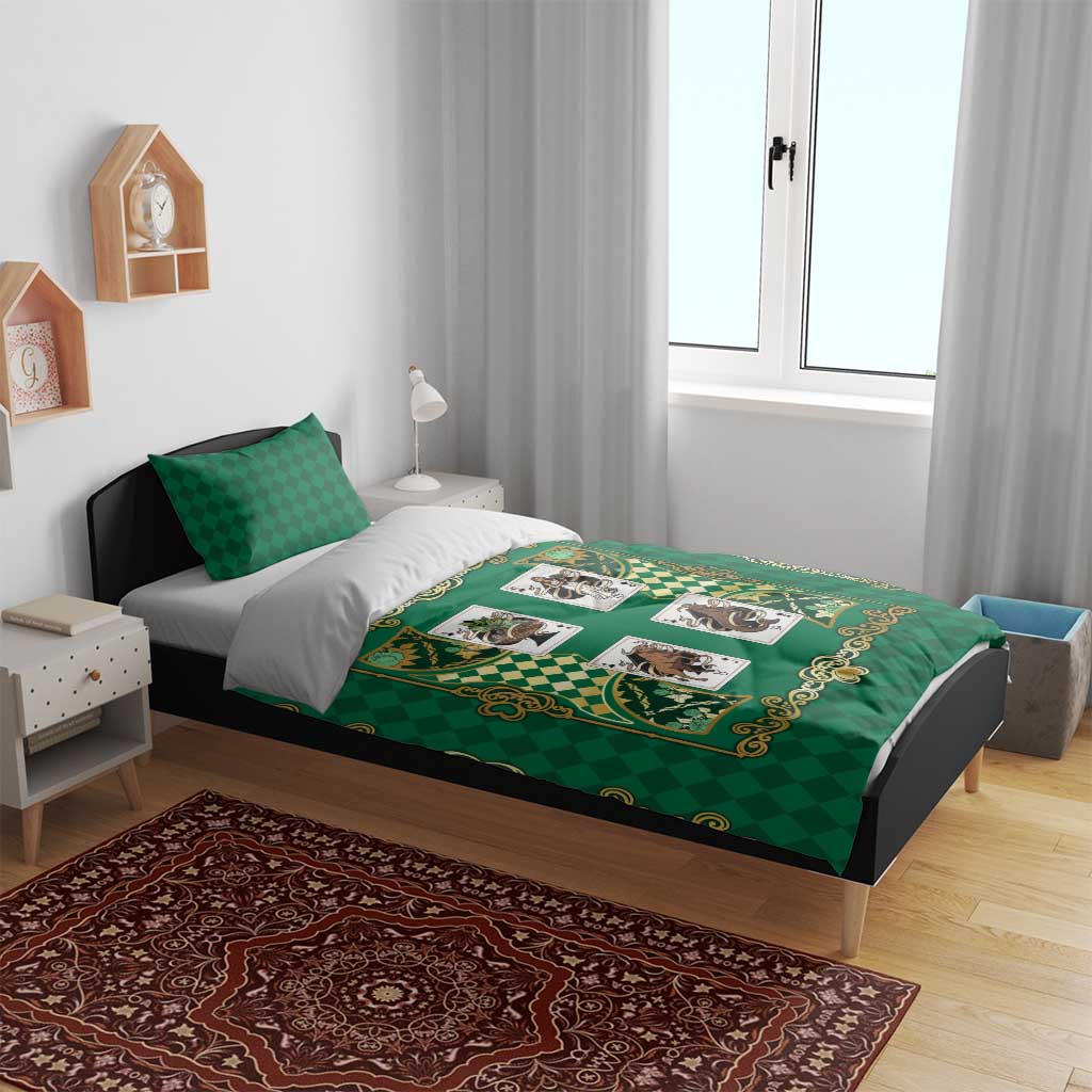 Zodiac Signs Bedding Set The Earth Element Baroque Spades Card