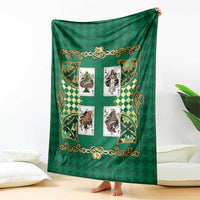 Zodiac Signs Blanket The Earth Element Baroque Spades Card