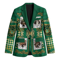 Zodiac Signs Blazer The Earth Element Baroque Spades Card
