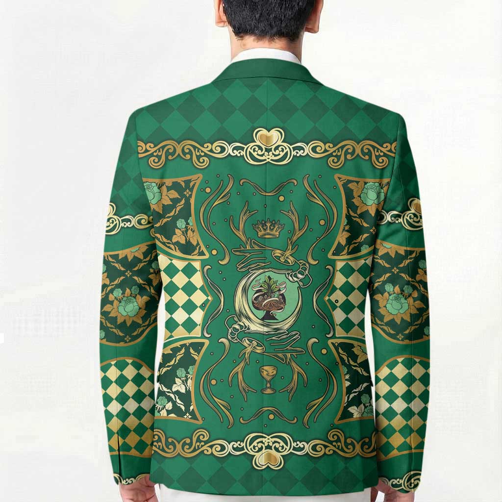 Zodiac Signs Blazer The Earth Element Baroque Spades Card