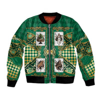 Zodiac Signs Bomber Jacket The Earth Element Baroque Spades Card