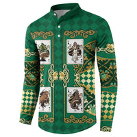 Zodiac Signs Button Sweatshirt The Earth Element Baroque Spades Card