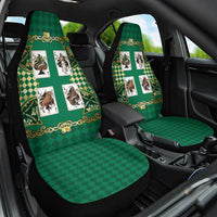 Zodiac Signs Car Seat Cover The Earth Element Baroque Spades Card