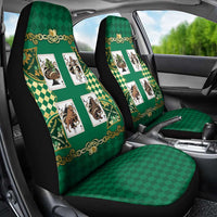 Zodiac Signs Car Seat Cover The Earth Element Baroque Spades Card