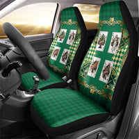 Zodiac Signs Car Seat Cover The Earth Element Baroque Spades Card